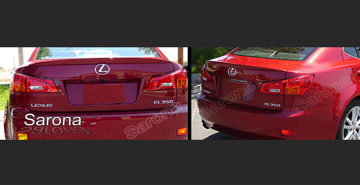 2006-2012 Lexus IS350 Trunk Wing 2006-2012 Lexus IS350 Trunk Wing