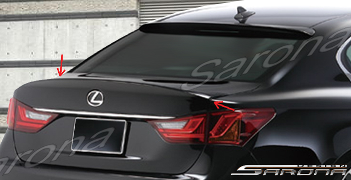 2013-2015 Lexus GS F-Sport Trunk Wing 2013-2015 Lexus GS F-Sport Trunk Wing