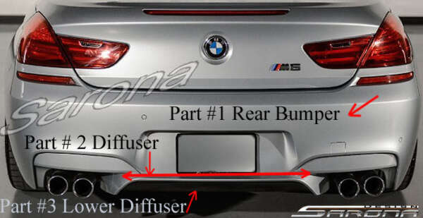 2012-2019 BMW 6 Series Rear Bumper