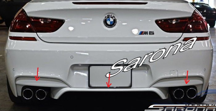 2012-2019 BMW 6 Series Rear Add-On