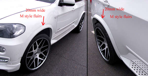 2007-2011 BMW X5 Fender Flares