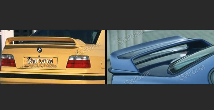 1992-1998 BMW 3 Series Trunk Wing 1992-1998 BMW 3 Series Trunk Wing