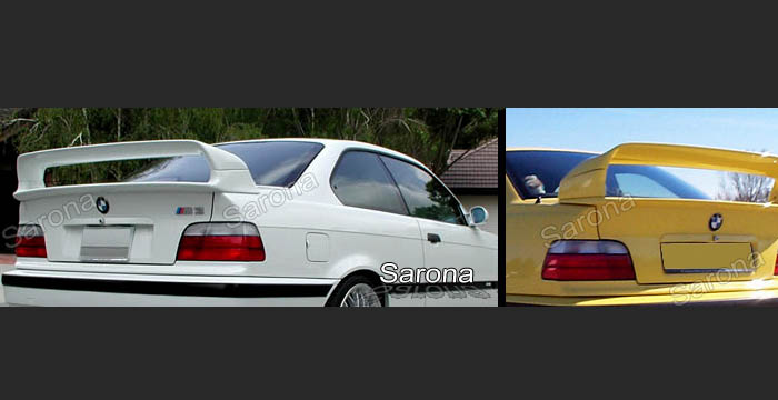 1992-1998 BMW 3 Series Trunk Wing 1992-1998 BMW 3 Series Trunk Wing
