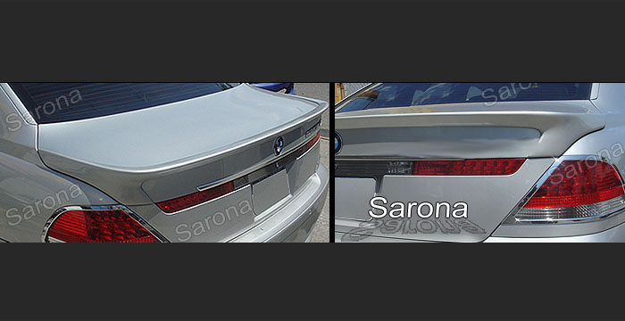 2002-2005 BMW 7 Series Trunk Wing 2002-2005 BMW 7 Series Trunk Wing