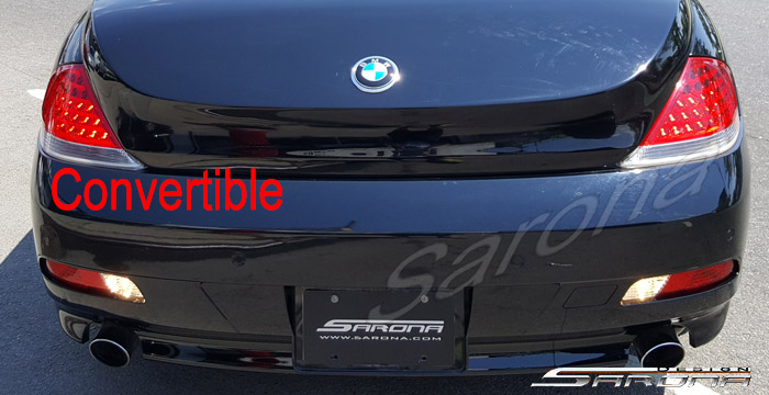 2008-2010 BMW 6 Series Trunk Wing 2008-2010 BMW 6 Series Trunk Wing