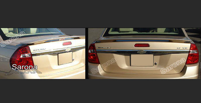 2004-2007 Chevrolet Malibu Trunk Wing 2004-2007 Chevrolet Malibu Trunk Wing