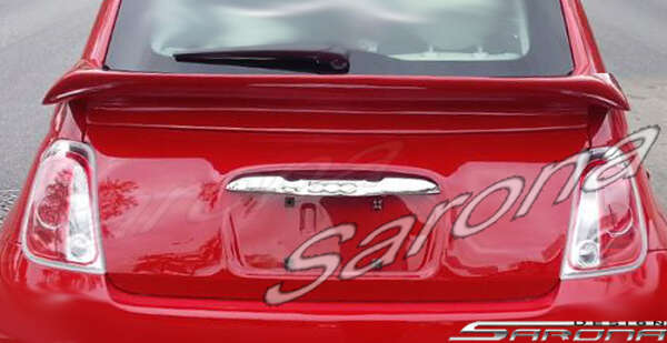 2012-2016 Fiat 500 Trunk Wing