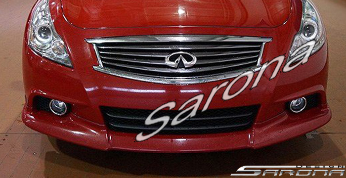 2010-2013 Infiniti G37 Sedan Front Add-On 2010-2013 Infiniti G37 Sedan Front Add-On