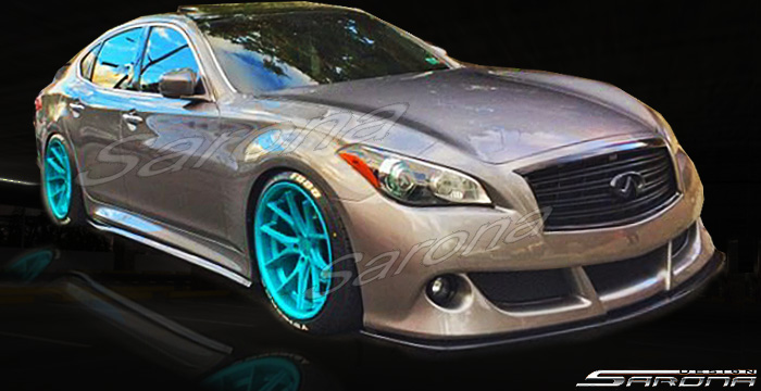 2011-2014 Infiniti M37 Front Add-On 2011-2014 Infiniti M37 Front Add-On