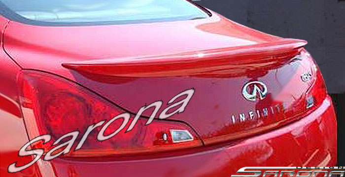 2007-2013 Infiniti G37 Coupe Trunk Wing 2007-2013 Infiniti G37 Coupe Trunk Wing