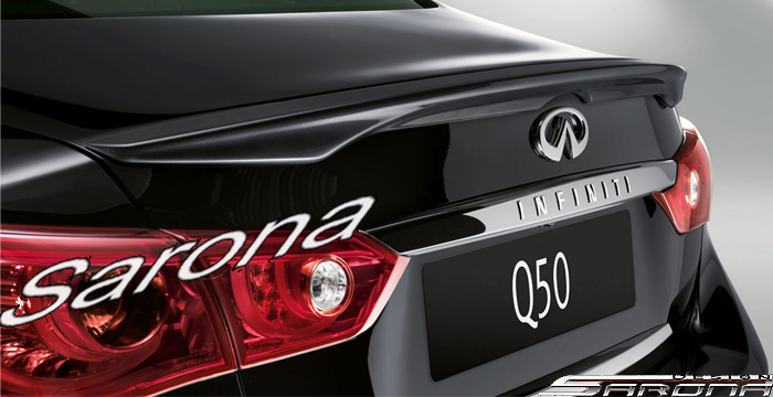 2014-2019 Infiniti Q50 Trunk Wing 2014-2019 Infiniti Q50 Trunk Wing