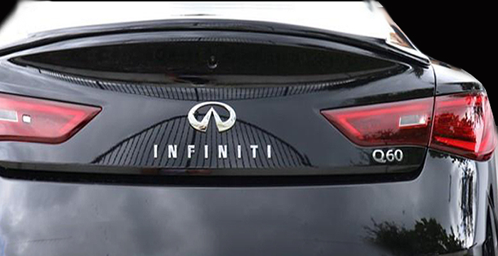 2017-2018 Infiniti Q60 Trunk Wing 2017-2018 Infiniti Q60 Trunk Wing