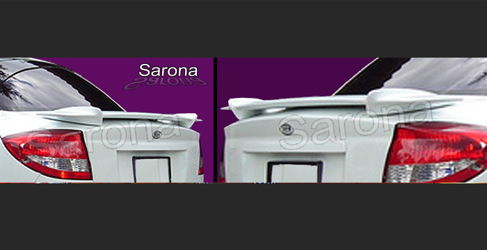 2001-2008 Kia Rio Trunk Wing 2001-2008 Kia Rio Trunk Wing