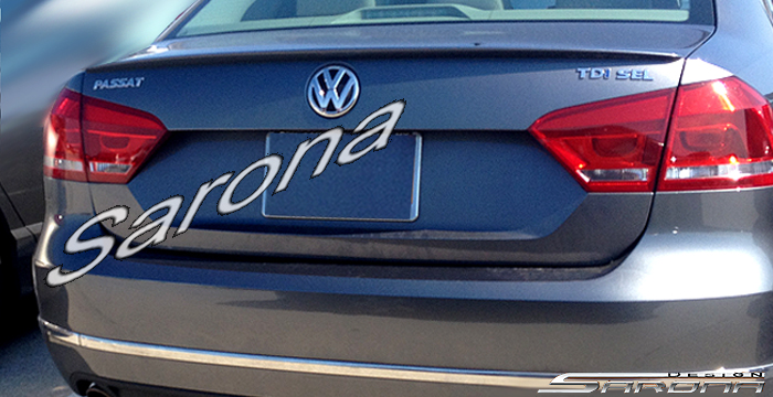 2012-2015 Volkswagen Passat Trunk Wing 2012-2015 Volkswagen Passat Trunk Wing