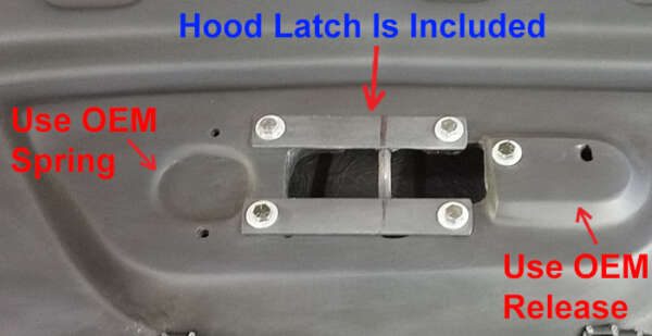 1995-2005 GMC Safari Hood