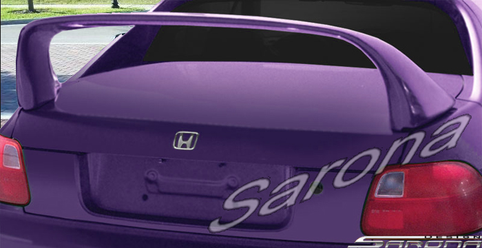 1993-1997 Honda Del Sol Trunk Wing 1993-1997 Honda Del Sol Trunk Wing