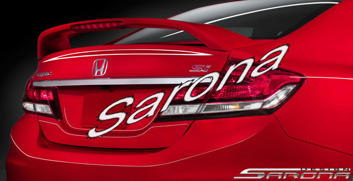 2012-2015 Honda Civic Trunk Wing 2012-2015 Honda Civic Trunk Wing