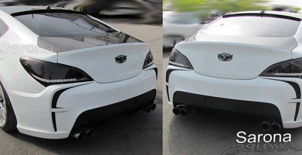 2009-2016 Hyundai Genesis Coupe Rear Bumper
