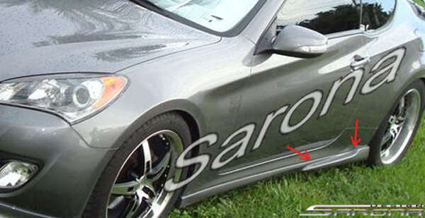 2009-2013 Hyundai Genesis Coupe Side Skirts