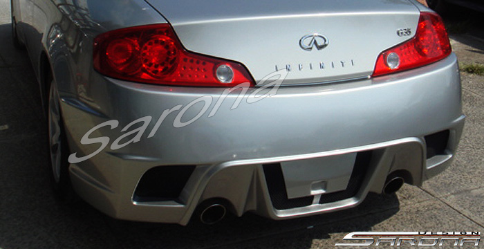 2003-2007 Infiniti G35 Coupe Rear Bumper 2003-2007 Infiniti G35 Coupe Rear Bumper