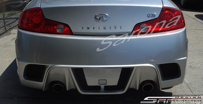 2003-2007 Infiniti G35 Coupe Rear Bumper 2003-2007 Infiniti G35 Coupe Rear Bumper