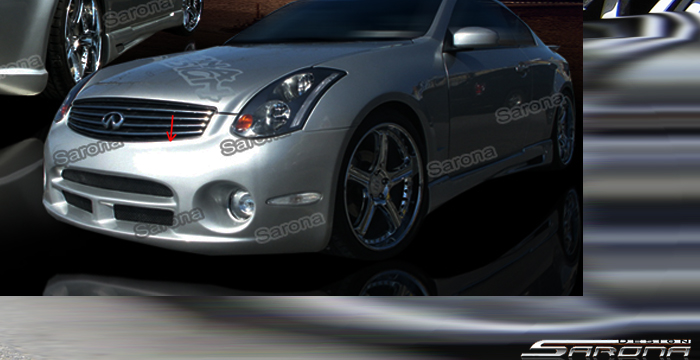 2003-2007 Infiniti G35 Coupe Front Bumper 2003-2007 Infiniti G35 Coupe Front Bumper