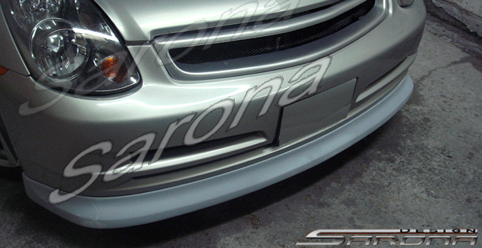 2003-2004 Infiniti G35 Sedan Front Add-On 2003-2004 Infiniti G35 Sedan Front Add-On