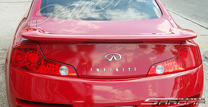 2003-2007 Infiniti G35 Coupe Trunk Wing 2003-2007 Infiniti G35 Coupe Trunk Wing