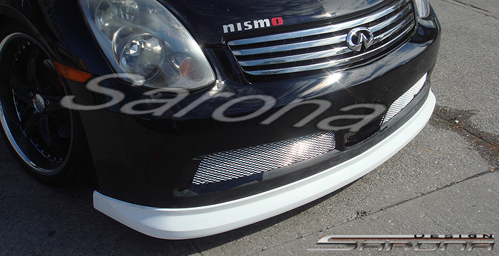 2005-2006 Infiniti G35 Sedan Front Add-On 2005-2006 Infiniti G35 Sedan Front Add-On