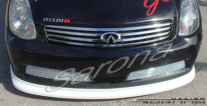 2005-2006 Infiniti G35 Sedan Front Add-On 2005-2006 Infiniti G35 Sedan Front Add-On