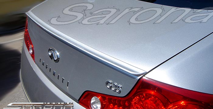 2003-2007 Infiniti G35 Coupe Trunk Wing 2003-2007 Infiniti G35 Coupe Trunk Wing