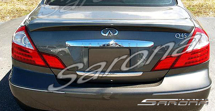 2002-2005 Infiniti Q45 Trunk Wing 2002-2005 Infiniti Q45 Trunk Wing
