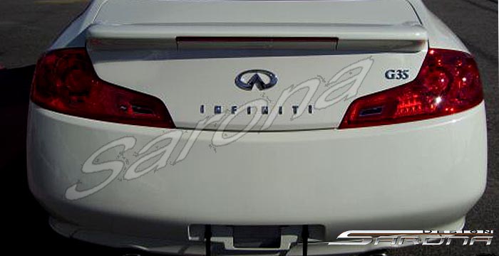 2003-2007 Infiniti G35 Coupe Trunk Wing 2003-2007 Infiniti G35 Coupe Trunk Wing