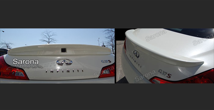 2007-2013 Infiniti G37 Coupe Trunk Wing 2007-2013 Infiniti G37 Coupe Trunk Wing