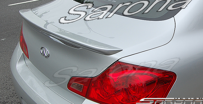 2007-2013 Infiniti G37 Sedan Trunk Wing 2007-2013 Infiniti G37 Sedan Trunk Wing