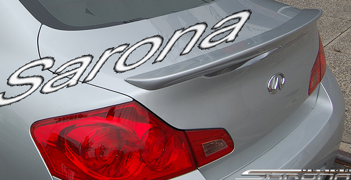 2007-2013 Infiniti G37 Sedan Trunk Wing 2007-2013 Infiniti G37 Sedan Trunk Wing