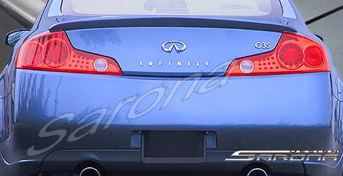 2003-2007 Infiniti G35 Coupe Trunk Wing 2003-2007 Infiniti G35 Coupe Trunk Wing