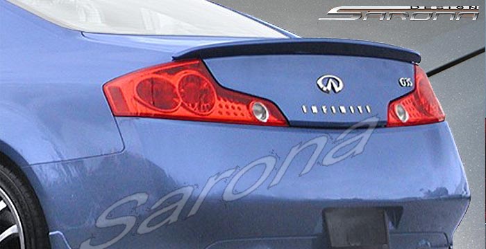 2003-2007 Infiniti G35 Coupe Trunk Wing 2003-2007 Infiniti G35 Coupe Trunk Wing