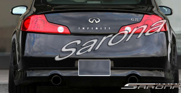 2003-2007 Infiniti G35 Coupe Trunk Wing