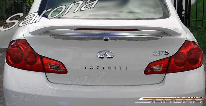 2007-2013 Infiniti G37 Sedan Trunk Wing 2007-2013 Infiniti G37 Sedan Trunk Wing