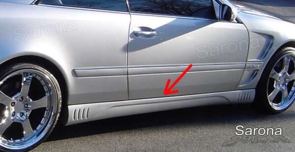 2000-2006 Mercedes-Benz CL Side Skirts