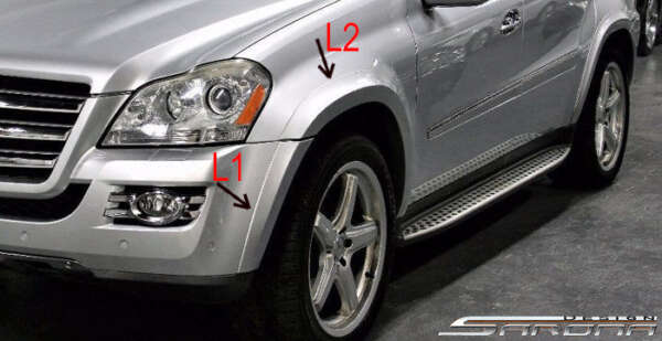 2006-2009 Mercedes-Benz GL Fender Flares