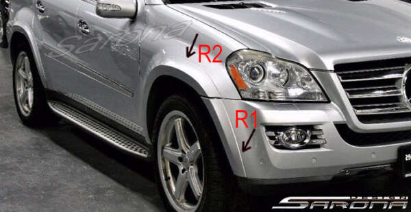 2006-2009 Mercedes-Benz GL Fender Flares