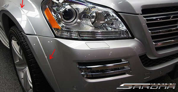 2006-2009 Mercedes-Benz GL Fender Flares