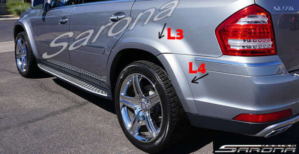 2010-2012 Mercedes-Benz GL Fender Flares