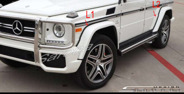 2000-2013 Mercedes-Benz G Class Fender Flares