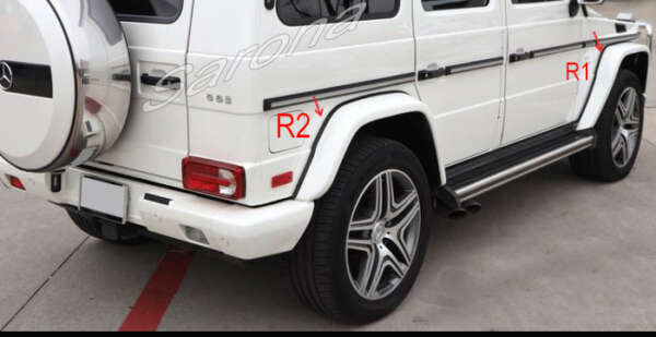 2000-2013 Mercedes-Benz G Class Fender Flares