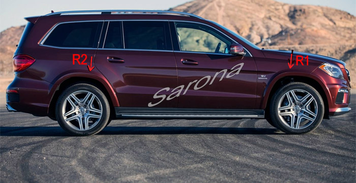 2013-2016 Mercedes-Benz GL Fender Flares 2013-2016 Mercedes-Benz GL Fender Flares