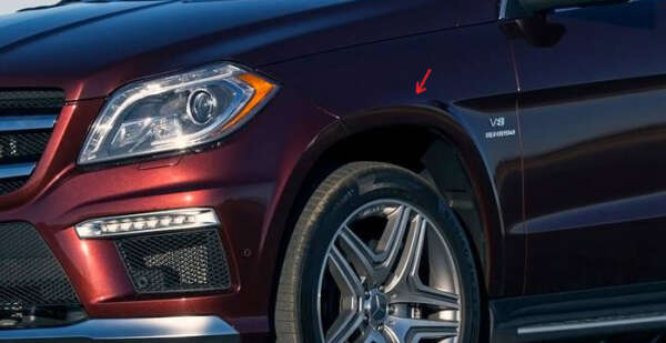 2013-2016 Mercedes-Benz GL Fender Flares