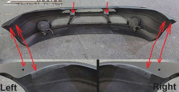 1998-2005 Mercedes-Benz ML Front Bumper